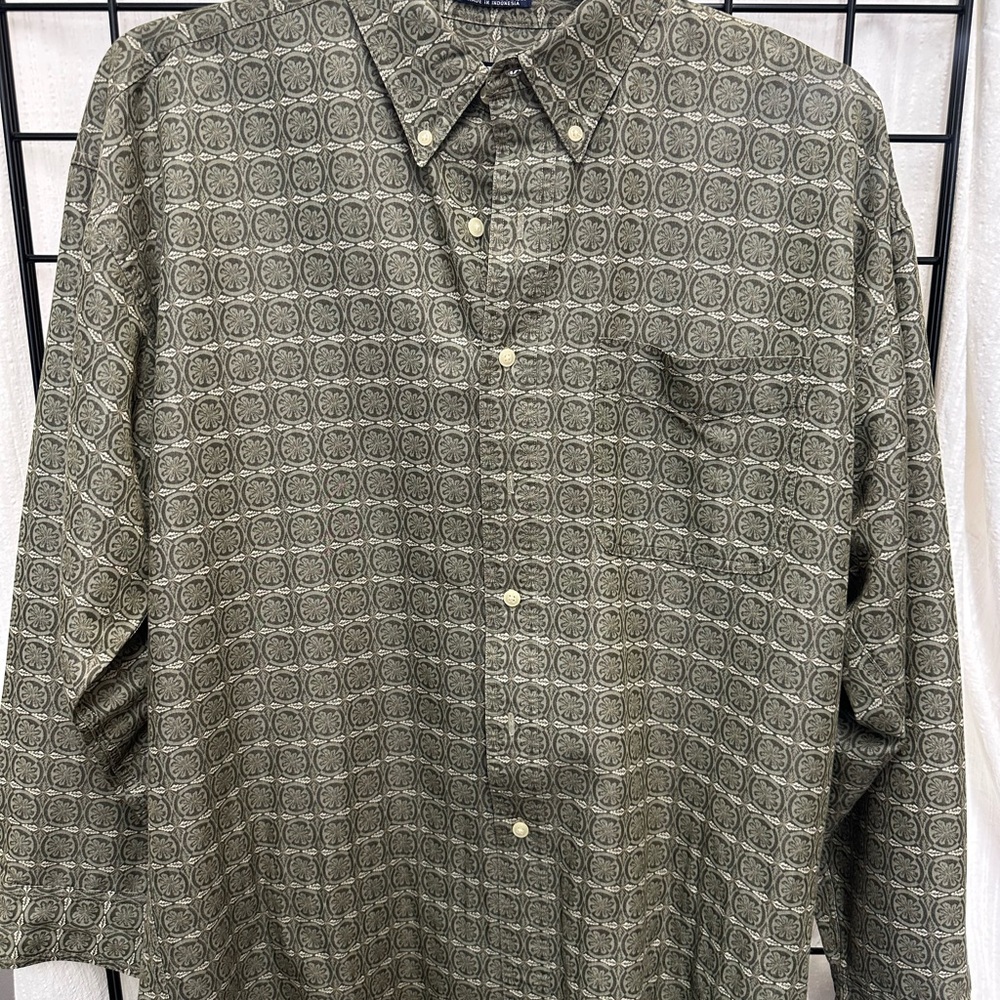 Ralph Lauren Green Casual Button Down Shirt